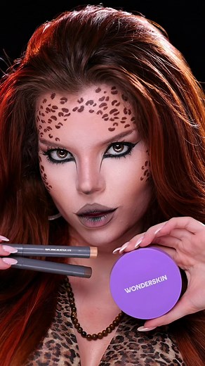 Glamour Halloween Makeup Tutorial with FYP Powder | Wonderskin Beauty