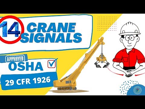 Crane signals | Basic Crane Hand Signals | OSHA requirements