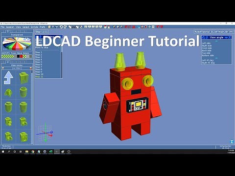 LDCAD Beginner Tutorial on LEGO Digital Model Design