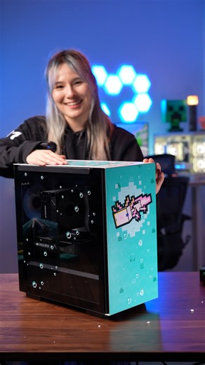 397K views · 207 reactions |  Axolotl in your PC? Yes, please. Minecraft’s cutest mob can now be your closest companion. Pink, blue, pixel-perfect, and built to run every world, mod, and adventure you can think of. Get yours today: https://aftershockpc.com.au/series/minecraft-x-aftershock | AFTERSHOCK PC Australia | Facebook