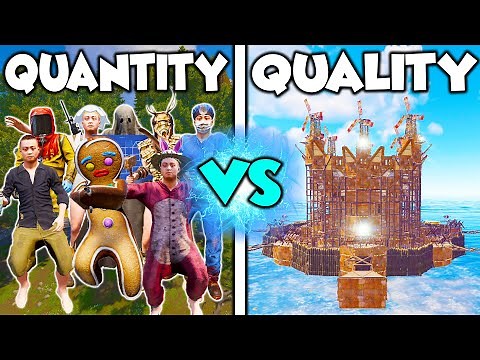 Can 8 Players beat the BEST BUILDERS IN RUST? - Rust