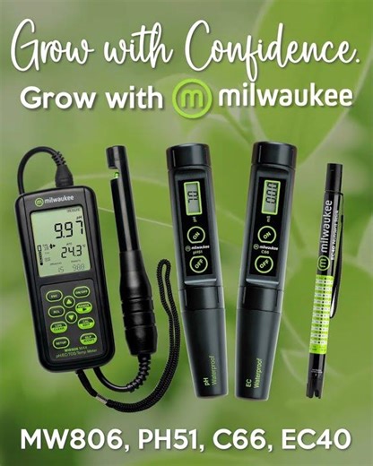 Milwaukee MW806, PH51, C66 & EC40 – pH & EC Testing not only for Hydroponics