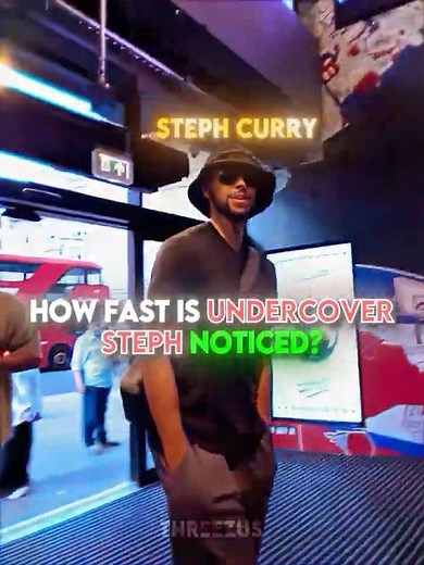 Steph Curry Goes Undercover In London... #stephcurry #nba