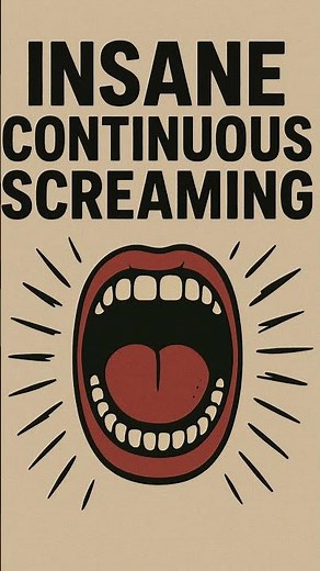 Insane Continuous Screaming Sound Effect (Terrifying Long Scream SFX)