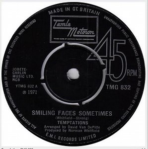 The Temptations - Smiling Faces Sometimes