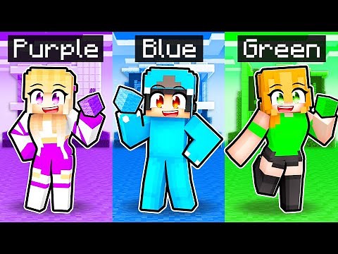 One COLOR Build Challenge in Minecraft!