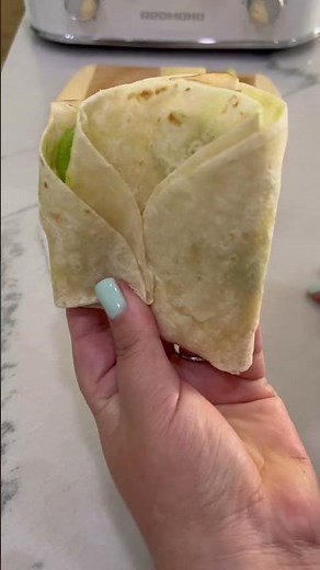 Toaster Tortilla Sandwich (Quick & Easy Recipe Hack)