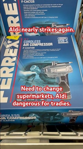 FERREX Cordless air compressor | #tools #trade #diy #shed