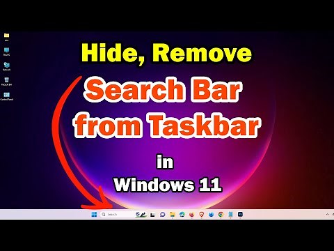 How to Enable/Disable Search Box in Windows 11