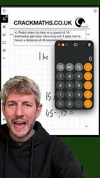 40. Speed, Distance, Time GCSE and Functional Skills