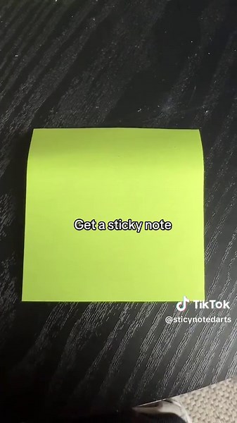 Ultimate_sticky_note_darts on TikTok