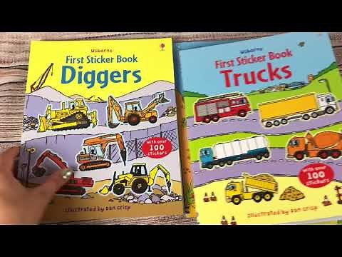 A Look Inside Usborne First Sticker Book Series