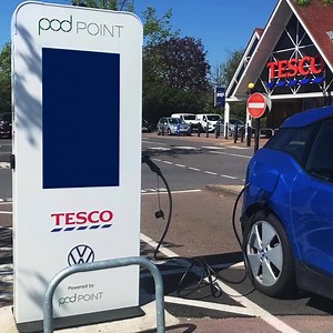 1.1M views · 2.9K reactions | We are making use of our shared Pod Point electric charge screens to spread some love and appreciation to the local nhs.uk staff, key workers and Tesco colleagues that are keeping this country going. #StaySafe | Volkswagen | Facebook