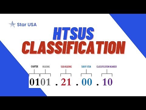 HTSUS Classification