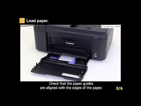 PIXMA MX490: Loading the paper