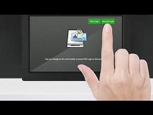 Lexmark Print Management—Using manual login