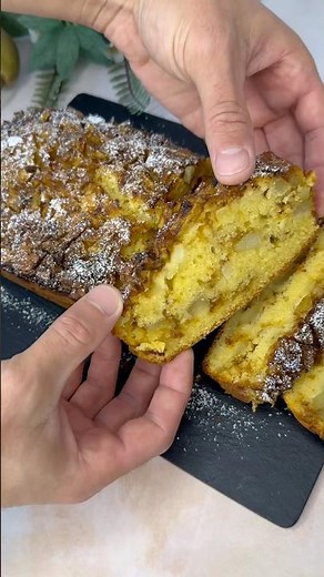 Best pear cake recipe easy with more pears than dough! Pear cake with fresh pears that's so moist