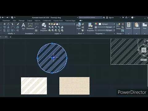 THE HATCH COMMAND, AutoCAD 2020