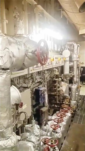 INSIDE THE PURIFIER ROOM 🚢⚙️ | ENGINE SOUND ASMR 😳🔥| #shortsfeed #shorts