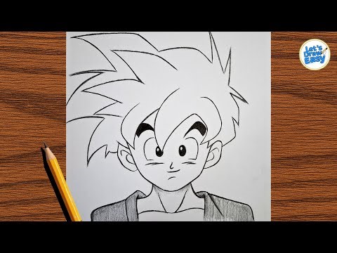 How to Draw Gohan Step by Step | Easy Drawing Tutorial for Beginners