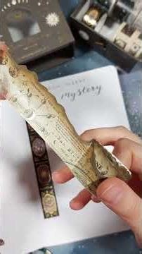 Notebook Therapy Lunar Mystery Washi Tape Unboxing | ASMR