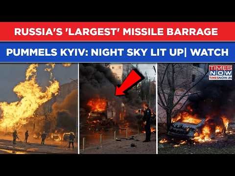Russia Carpet Bombs Ukraine: 'Largest' Ballistic Missile Barrage Pummels Kyiv| Horror Scenes On Cam