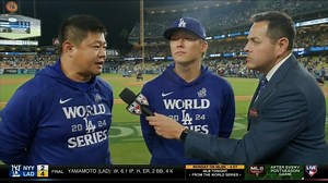 54K views · 2.2K reactions | Yoshinobu Yamamoto went 6 1/3 strong innings in his World Series debut  The Dodgers hurler joins Robert Flores to talk about the start. | MLB Network | Facebook