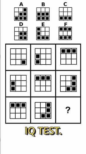 IQ Test - Mensa Norway Puzzle 7