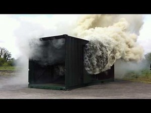Fire service backdraft 2 door open fire fighter training
