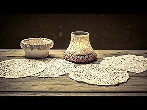 How to crochet round table mat * Beginner's Doily Crochet Tutorial