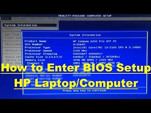HP, How to Enter BIOS Utility System In HP Laptop/Desktop [Full Tutorial]
