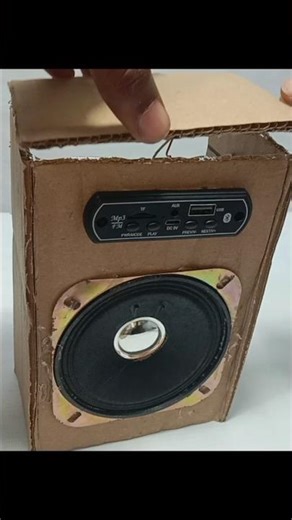 making DJ speaker with carboard box. #youtube #tranding #viralreels #viralshorts #video