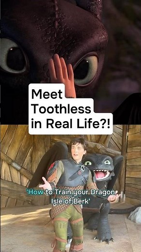 Meet Toothless in Real Life at Epic Universe! How to Train Your Dragon Isle of Berk New Theme Park