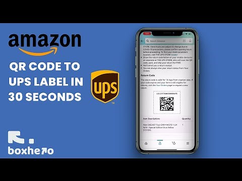 Get a UPS Label from the AMAZON QR Code! Now your item can be accepted by all locations!
