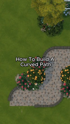 The Sims Resource on Instagram: "How to make an easy curved path for your lush gardens! #thesims4 #thesims #sims #sims4 #simstutorial #simsgame #simsgameplay #gaming #simstips #simslots"