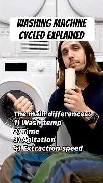 Washing Machine Cycles Explained