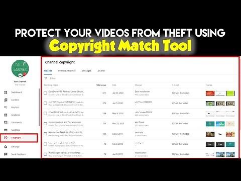 How to use Copyright Match Tool on YouTube