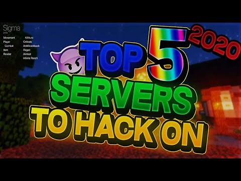 Top 5 Best Servers to Hack on (No Anticheat) - [2020] Minecraft