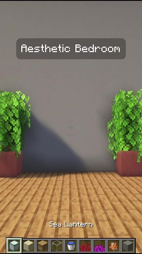 Aesthetic Bedroom Design in Minecraft Tutorial