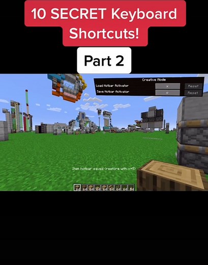 Ultimate Minecraft Tutorial: 10 Secret Keyboard Shortcuts (Part 2)