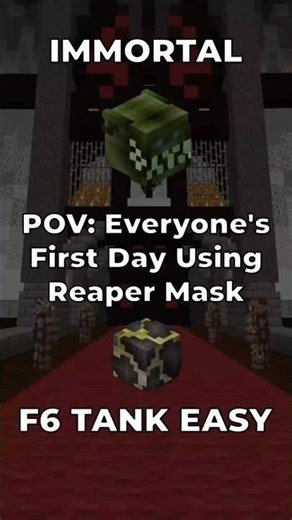 POV: Your First Day With Reaper Mask | Hypixel Skyblock
