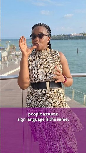 International Day of Sign Languages:- Rose demonstrates Kenyan Sign Language