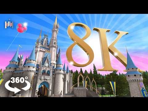 8K Flight Over Disney World (VR 360°)