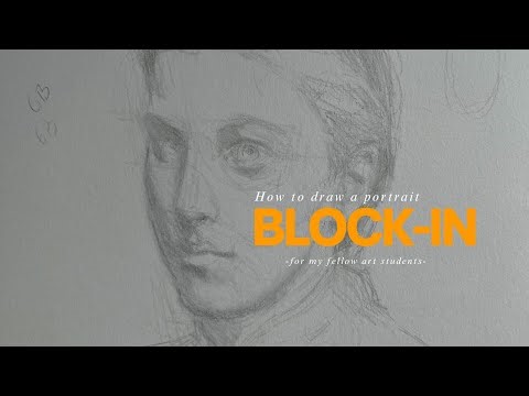 Beginner - how to draw a portrait- Lesson