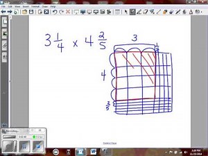 5 NF 6 Multiplying Mixed Numbers Using the Area Model