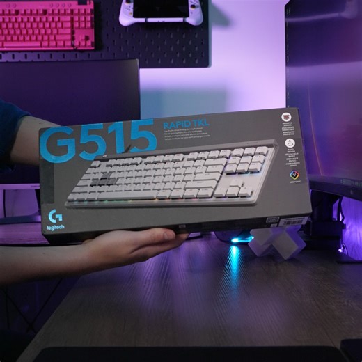 671K views · 128 reactions | Introducing the Logitech G515 RAPID TKL keyboard. Our first low-profile keyboard with Rapid Trigger technology plays even better than it looks. Available now. https://g.logi.link/G515RAPID-facebook | Logitech G | Facebook