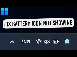 How To Add Battery Icon On Taskbar Windows 11