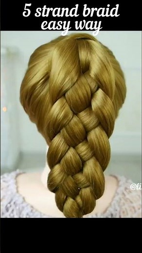 5 strand braid. EASY WAY