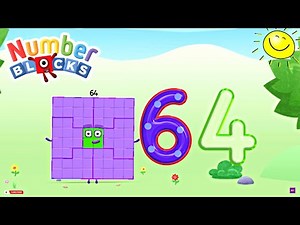 Numberblocks World App | Meet Numberblocks Sixty-Four | Number 64 | Learn Tracing | Educational Game