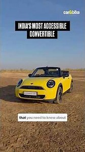 The new Mini Cooper Convertible has landed in India and here’s everything you need to know about it.